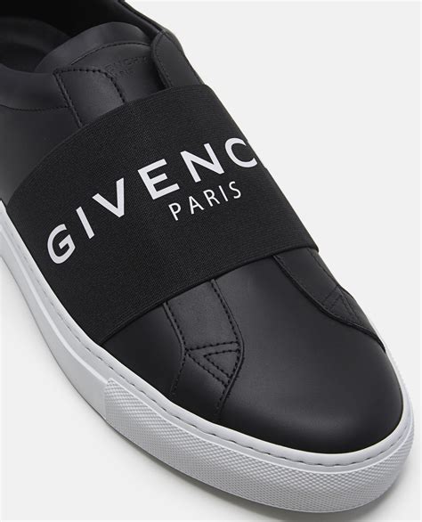 scarpe uomo givenchy nere|givenchy leather sneakers.